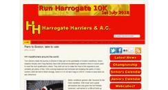 Desktop Screenshot of harrogate-harriers.co.uk
