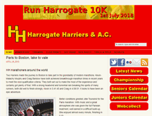 Tablet Screenshot of harrogate-harriers.co.uk